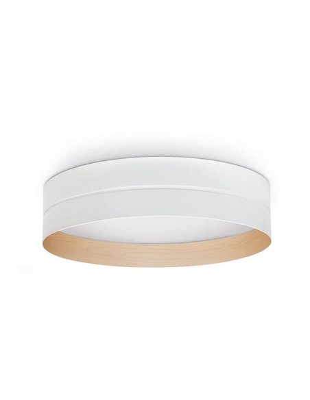 Plafonnier LED VINYL M Ø405mm, 30W 3316lm, 3000K, IP40, différentes finitions
