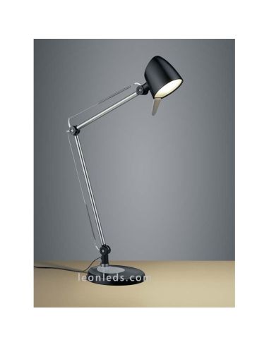 Lampe de bureau LED Rado 3-en-1 noire 5W au meilleur prix | LeonLeds Lighting