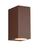 Aplique de pared rectangular para exterior Roya varios colores IP44 2xGU10 Trio Lighting