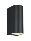 Aplique de pared LED curvo Roya antracita IP44 Trio Lighting