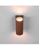 Aplique de pared LED curvo Roya Color óxido IP44
