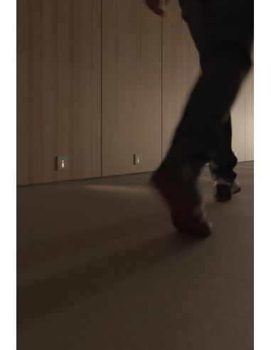 Aplique LED de Señalización LAO Empotrable 1,5W con Sensor y CCT Switch – Blanco o Negro Beneito Faure