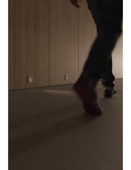 Aplique LED de Señalización LAO Empotrable 1,5W con Sensor y CCT Switch – Blanco o Negro Beneito Faure