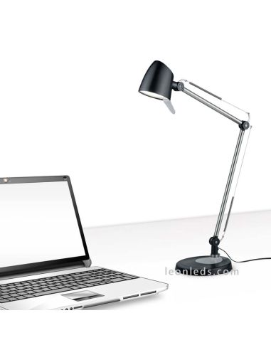 Flexo de Estudio LED Rado 3 en 1 Negro de 5W al mejor precio | LeonLeds Iluminación
