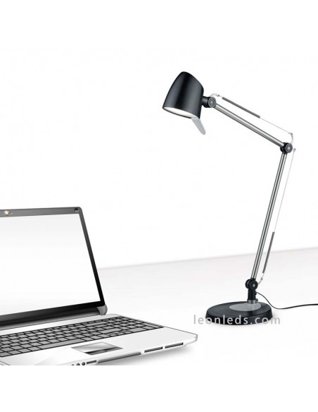 Flexo de Estudio LED Rado 3 en 1 Negro de 5W al mejor precio | LeonLeds Iluminación