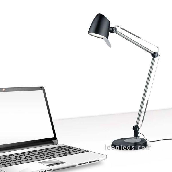 Flexo de Estudio LED Rado 3 en 1 Negro de 5W al mejor precio | LeonLeds Iluminación
