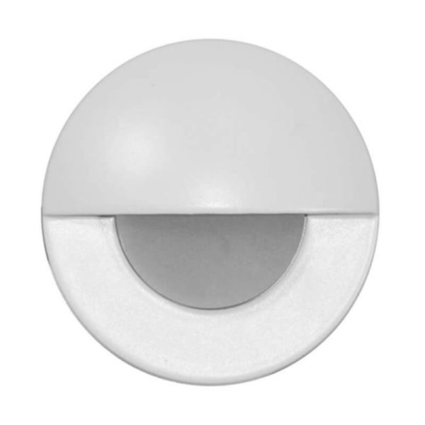 Aplique LED Blanco Redondo ILO 2W Empotrable de Señalización Interior 3000K Beneito Faure