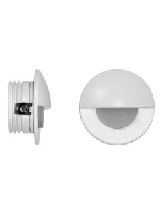 Aplique LED Blanco Redondo ILO 2W Empotrable de Señalización Interior 3000K Beneito Faure 2