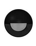 Aplique LED Negro ILO 2W Empotrable de Señalización Interior 3000K Redondo Beneito Faure
