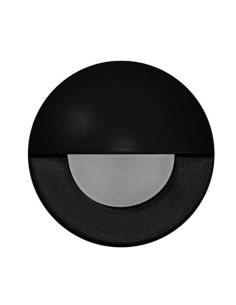 Aplique LED Negro ILO 2W Empotrable de Señalización Interior 3000K Redondo Beneito Faure