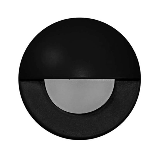 Aplique LED Negro ILO 2W Empotrable de Señalización Interior 3000K Redondo Beneito Faure