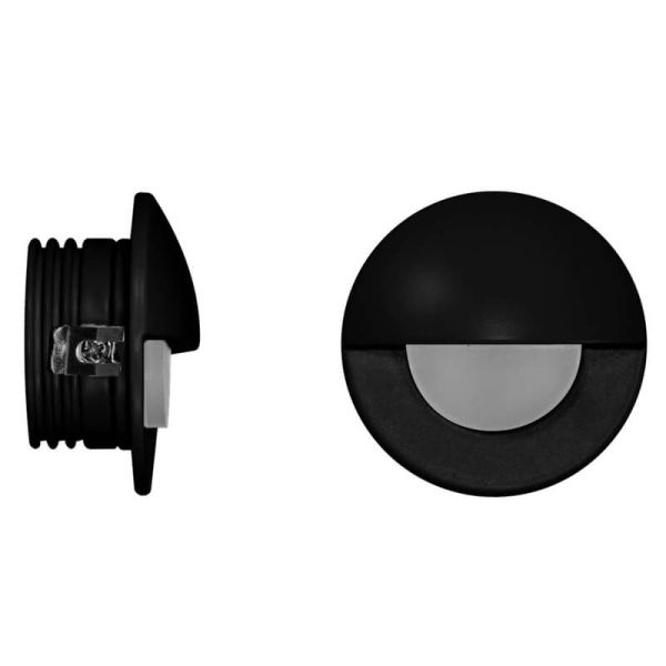 Détail du feu de signalisation LED encastré d'intérieur Beneito Faure ILO 2W, 3000K, rond