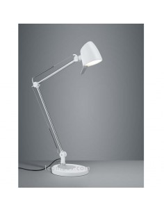 Flexo de Estudio LED Rado 3 en 1 Blanco -5W- para mesas de oficinas o escritorios en oferta | LeonLeds Iluminación