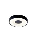 Plafón LED COIN Negro Regulable con Mando y App – Redondo Moderno 56W 7567