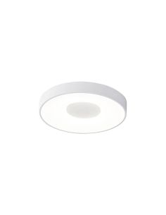 Luminária de teto LED redonda branca com controle remoto e aplicativo de moedas 7566 56W