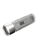 Lampe de poche LED ultra-légère TIKI GITD GREEN, brille dans le noir, 300 lm, portée de 71 m, IP66