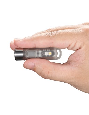 Linterna LED ultra ligera de mano TIKI GITD GREEN, brilla en la oscuridad 300Lm y alcance 71m IP66