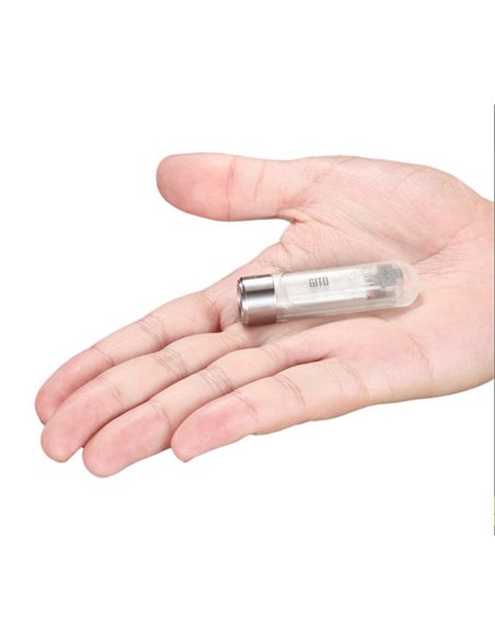 Linterna LED ultra ligera de mano TIKI GITD GREEN, brilla en la oscuridad 300Lm y alcance 71m IP66