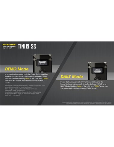 Linterna de mano Tini2 SS compacta y resistente, accesorio llavero 500Lm y 89m alcance, recargable USB-C Negra