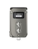 Linterna de mano LED Tini2 SS TI titanio, accesorio llavero 500Lm y 89m alcance, recargable USB-C Gris