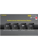 Linterna LED pequeña y ligera TINI2 batería recargable 500Lm, accesorio llavero IP54 Gris