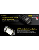 Linterna LED pequeña y ligera TINI2 batería recargable 500Lm, accesorio llavero IP54 Gris