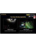 Linterna LED pequeña y ligera TINI2 batería recargable 500Lm, accesorio llavero IP54 Gris