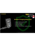 Linterna LED pequeña y ligera TINI2 batería recargable 500Lm, accesorio llavero IP54 Gris