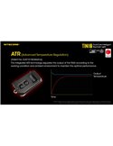 Linterna LED pequeña y ligera TINI2 batería recargable 500Lm, accesorio llavero IP54 Gris