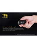 Linterna LED de mano TIP2 720 lúmenes con llavero magnético, batería 500mAh recargable USB IP67