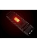 Linterna LED de mano super ligera Thumb LEO 45Lm, luz 120º orientable, modo ultravioleta, clip enganche 