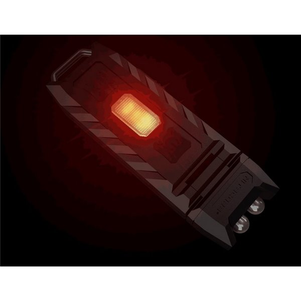 Linterna LED de mano super ligera Thumb LEO 45Lm, luz 120º orientable, modo ultravioleta, clip enganche 