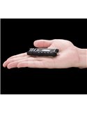 Linterna LED de mano super ligera Thumb LEO 45Lm, luz 120º orientable, modo ultravioleta, clip enganche 