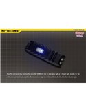 Linterna LED de mano super ligera Thumb LEO 45Lm, luz 120º orientable, modo ultravioleta, clip enganche 