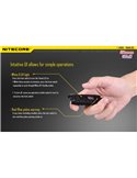 Linterna LED de mano super ligera Thumb LEO 45Lm, luz 120º orientable, modo ultravioleta, clip enganche 