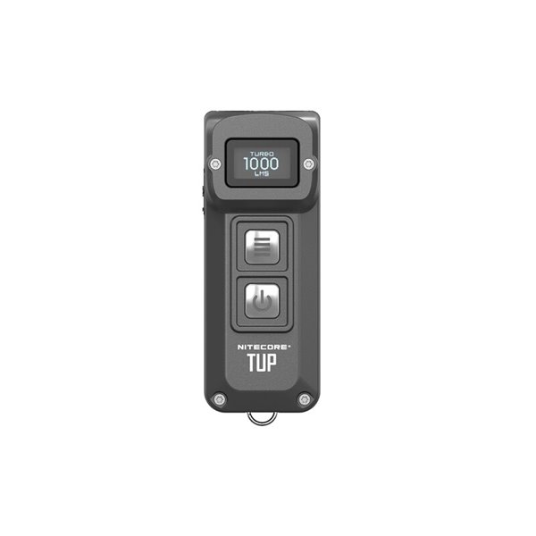 Linterna LED de mano TUP GRAY compacta 1000 lúmenes y 180m alcance, batería 1200mAh recargable Gris