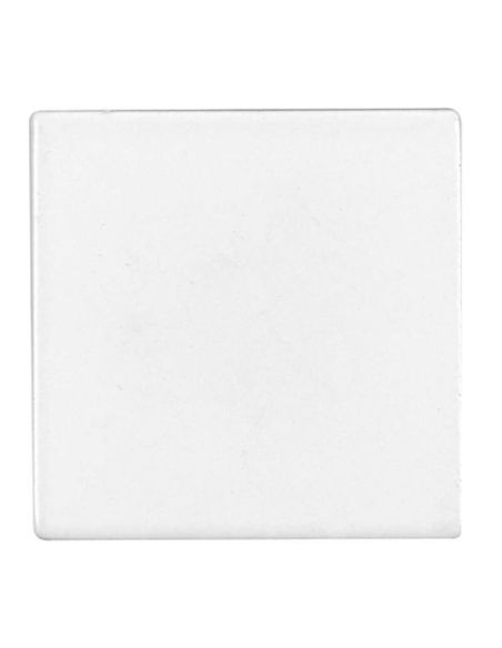 Applique murale LED carrée Beneito Faure PORT, blanche, 4 W, encastrée, avec éclairage 360°, 3 000 K