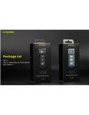 Linterna LED de mano TUP GRAY compacta 1000 lúmenes y 180m alcance, batería 1200mAh recargable Gris