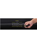 Lampe torche LED compacte TUP GRAY, 1 000 lumens, portée de 180 m, batterie rechargeable de 1 200 mAh