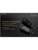Lampe torche LED compacte TUP GRAY, 1 000 lumens, portée de 180 m, batterie rechargeable de 1 200 mAh