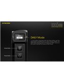 Linterna LED de mano TUP GRAY compacta 1000 lúmenes y 180m alcance, batería 1200mAh recargable Gris