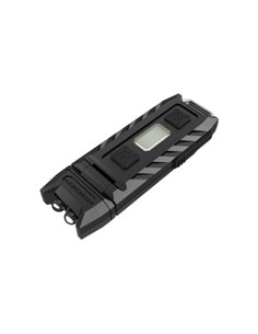 Linterna LED de mano super ligera Thumb LEO 45Lm, luz 120º orientable, modo ultravioleta, clip enganche 