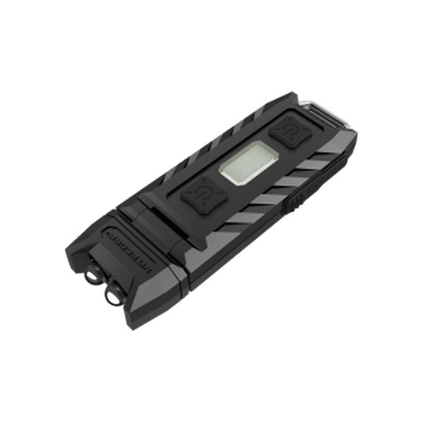Linterna LED de mano super ligera Thumb LEO 45Lm, luz 120º orientable, modo ultravioleta, clip enganche 