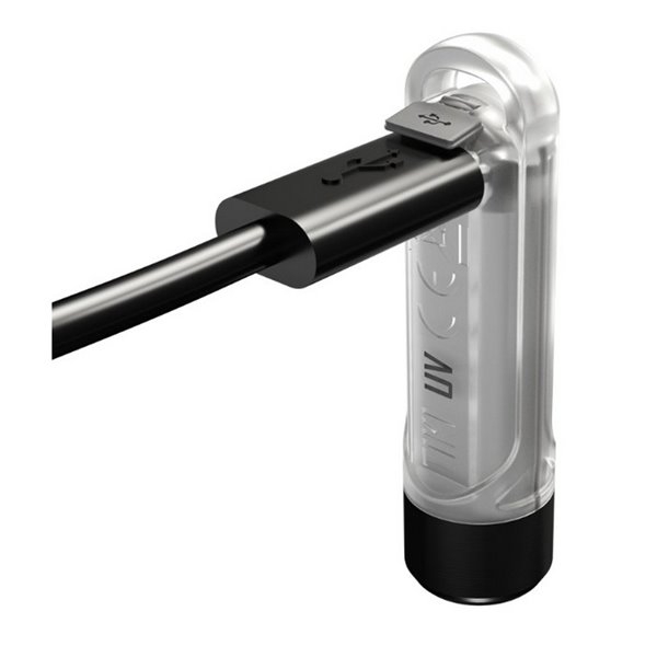 Linterna de mano TIKI UV con luz ultravioleta, muy ligera y cuerpo luminoso high CRI IP66 Gris