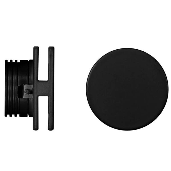 Luz de sinalização LED interna redonda embutida GROW 4W preta 3000K BF4107 Benito Faure