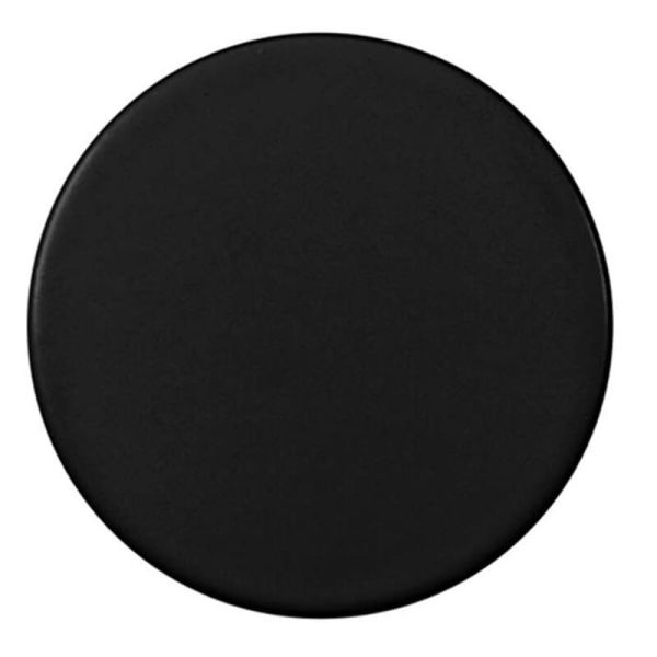 Detalhe da luminária de sinalização LED interna redonda embutida GROW 4W preta 3000K BF4107 Benito Faure