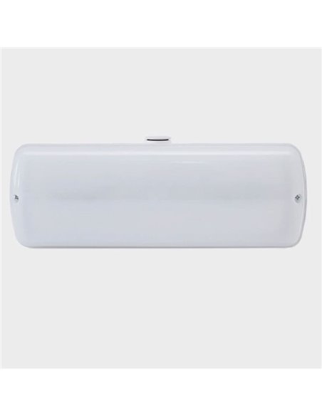 Luz de emergência externa EVOLUTION LED, 150Lm, 0,67W, 5000K, 4 LEDs, IK08, para instalação de superfície ou embutida