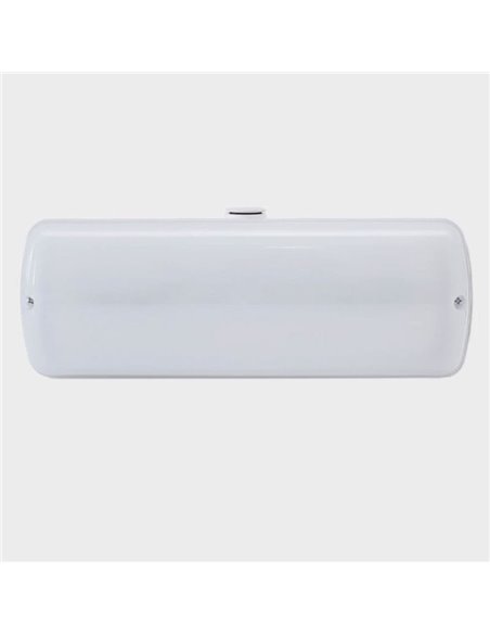 Luz de emergencia LED para exterior EVOLUTION, 200Lm, 0,67W, 5000K, 6 leds, IK08, para superficie o enresada