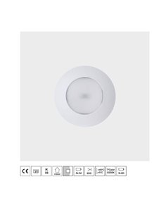 Farol de emergência e sinalização LED embutido EVEREST, redondo, Ø75, 5000K 2