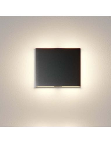 Aplique LED Cuadrado PORT Blanco 4W Empotrable con Luz 360° 3000K Encendido